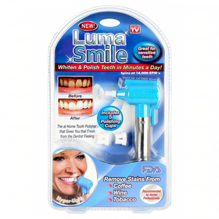 Набір для відбілювання та полірування зубів Luma Smile 5 насадок у комплекті (626) 06k05p004 фото