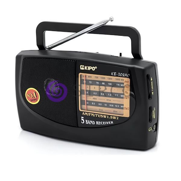 Бездротовий всехвильовий FM-радіоприймач KIPO KB 308AC (211) 11k03p148 фото