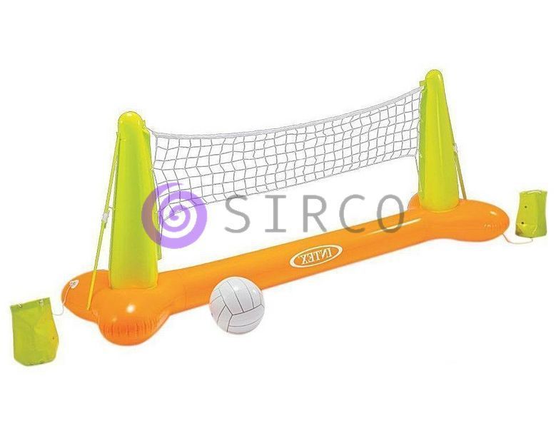 Надувной волейбол Pool Volleyball Game| Набор Intex 56508 для игры на воде Волейбол 239х64х91см сетка и мяч (М+) 02k12p114 фото