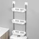 Полиця стелаж у ванну Portable Toilet And Bathroom Storage Rack 3 яруси, 88х30х14,5см, Білий (N-13) 01k01p183 фото 1
