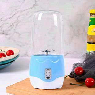 Мини блендер для смузи и коктейлей Portable JUICER XL-180 400 мл, Голубой/205 10k01p212v1 фото