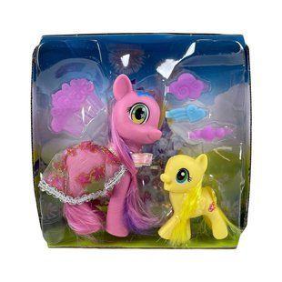 Детский набор игрушечные пони My pretty pony EN71-7P/L-A, 2 игрушки + аксессуары (AHMD) 03k09p191 фото