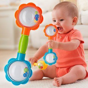Детская развивающая игрушка погремушка BabyOno "Гантеля" (673) (SB) 03k17p358 фото