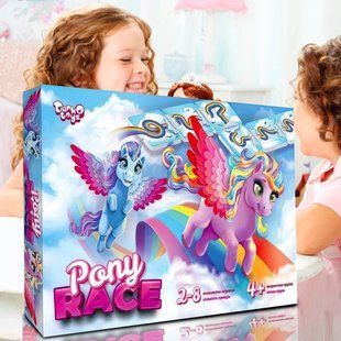 Детская настольная развивающая игра "Pony Race" (IGR24) 03k02p008 фото