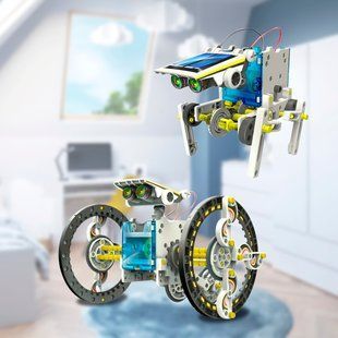 Конструктор робот Solar Robot 14 в 1 с солнечной панелью и моторчиком (212) 03k03p031v1 фото