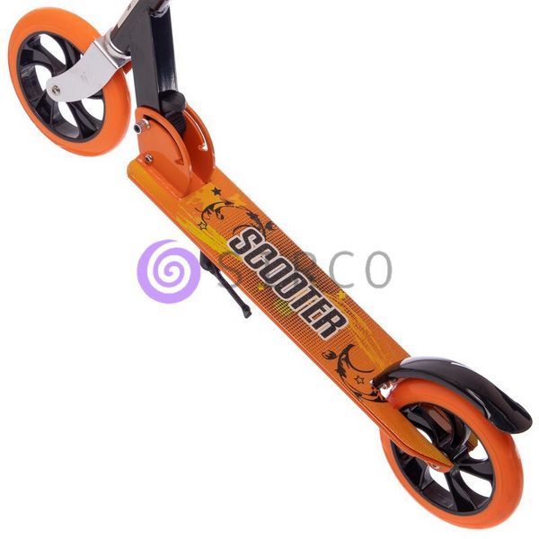 Дитячий міський складний самокат з регульованим кермом та підставкою Scooter Sport Помаранчевий (ARSH) 13k01p016v3 фото