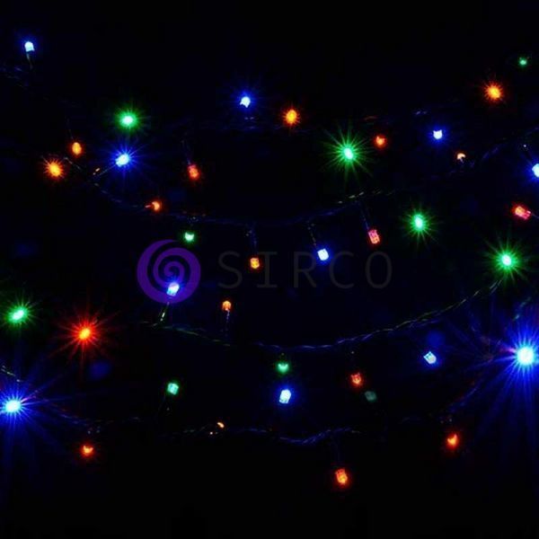 Новорічна гірлянда чорний провід XMAS Мультик 500 LED (32 метра) 12k01p021v1 фото