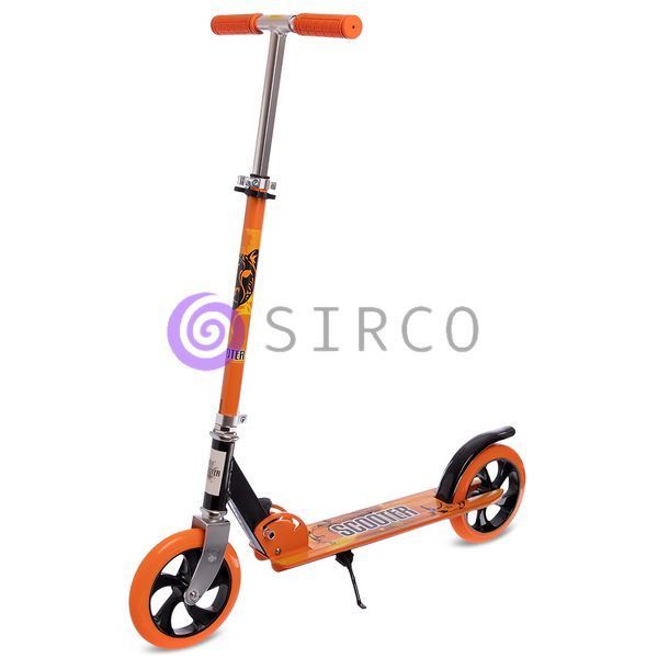 Дитячий міський складний самокат з регульованим кермом та підставкою Scooter Sport Помаранчевий (ARSH) 13k01p016v3 фото