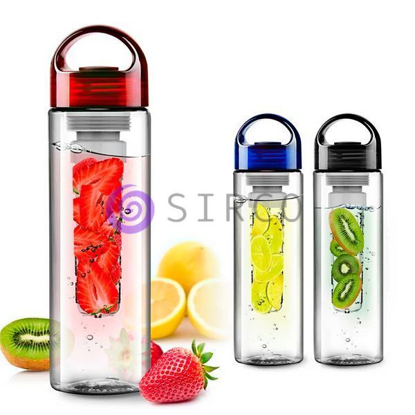 Бутылка спортивная для воды и напитков Fruit Bottle с контейнером для фруктов 800 мл/211 (В) 02k03p101 фото