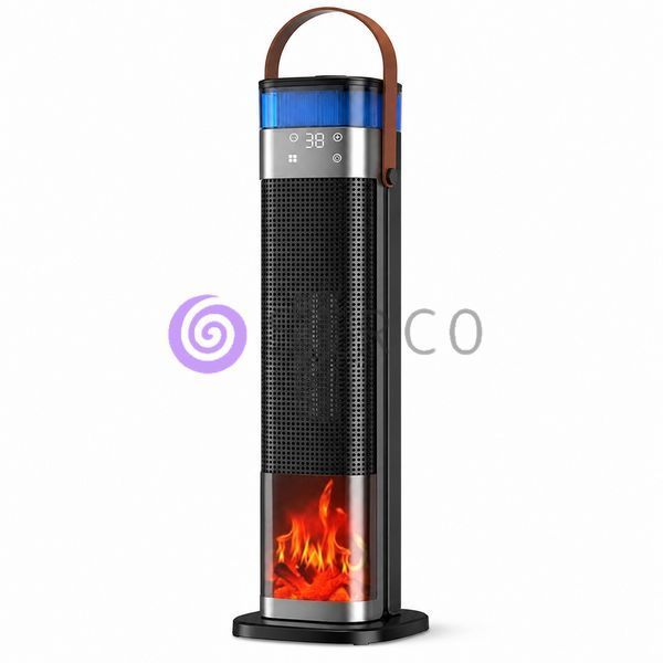 Обертовий тепловентилятор Portable Fan Heater HQN218-28QD зі зволожувачем, охолодження, 20 м&sup2;(626/1366) 01k07p209 фото
