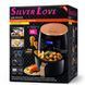 Аерофритюрниця Silver Love 389 8 л 2400 Вт без олії з сенсорною панеллю та цифровим дисплеєм 10k01p792 фото 3