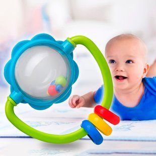 Детская развивающая игрушка погремушка BabyOno "Шарик" (672) (SB) 03k17p359 фото