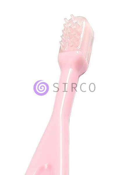 Комплект зубных силиконовых щеток 3шт Babyono Розовый (550/01) (SB) 03k17p251v2 фото