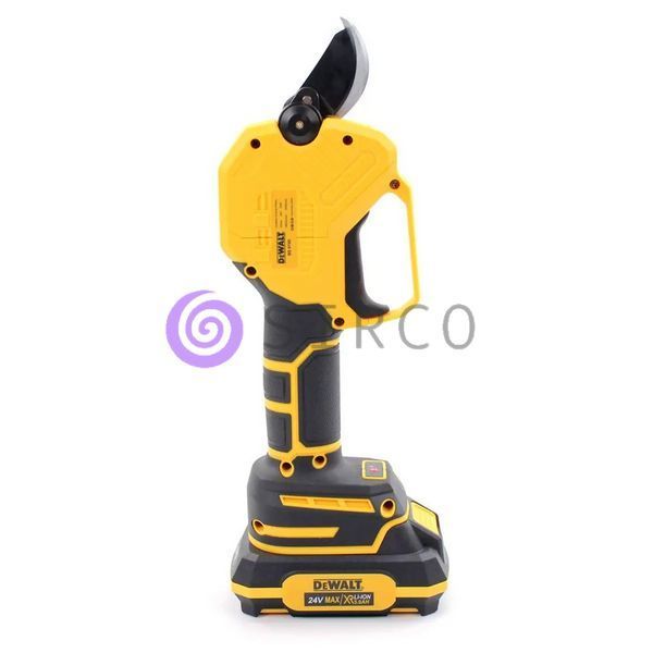 Акумуляторний секатор DeWalt DCMPP560P1 (24V, 5AH, 30мм) з індикатором заряду та різів + підсвічування, в кейсі 09k08p011 фото