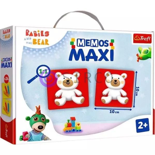 Детская настольная развивающая игра Мемос Trefl " MAXI Медведики" (02332) (SB) 03k19p022 фото