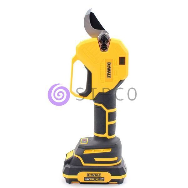 Акумуляторний секатор DeWalt DCMPP560P1 (24V, 5AH, 30мм) з індикатором заряду та різів + підсвічування, в кейсі 09k08p011 фото