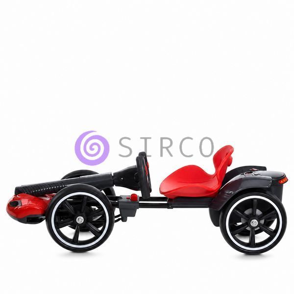 Дитячий електрокар Go-Kart на акумуляторі 6V зі складною конструкцією для дітей 3-6 років, червоний (509/2098) 13k06p005v1 фото