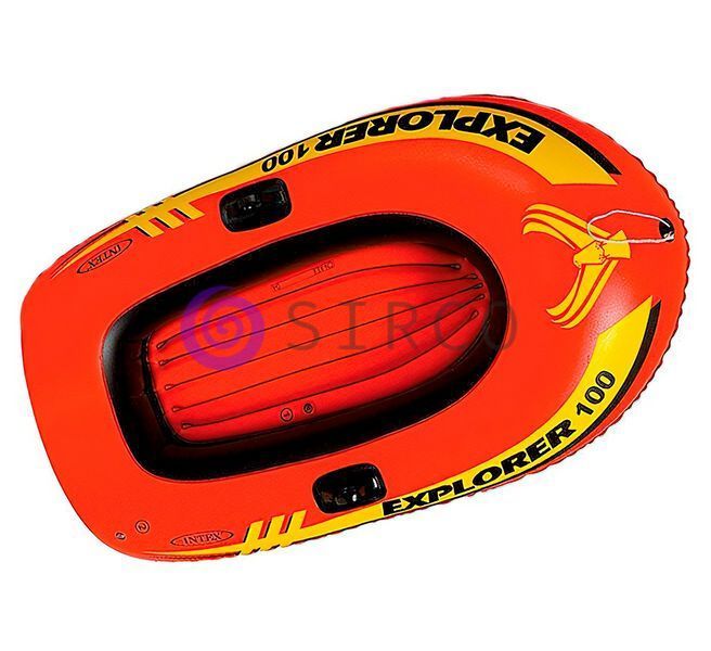 Полутораместная надувная лодка Intex 58330 Explorer 200, 185 х 94 см. 2-х камерная (М+) 02k04p053 фото