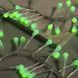 Светодиодная гирлянда &laquo;НИТЬ ШАРИКИ&raquo; 100 led - 4 м (белый кабель, салатовый) 12k01p032 фото 1