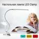Настільна світлодіодна LED лампа YAGE T103 на прищіпки USB сенсорне управління (205) 01k09p192 фото 1