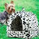 М'який будиночок для собак та кішок Pet Hut бiлий 05k01p005v1 фото 1