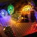 Led гірлянда "Срібні шишки", 10 ламп, 1,5 м, кольорова (ЕМ) 12k01p107 фото 2