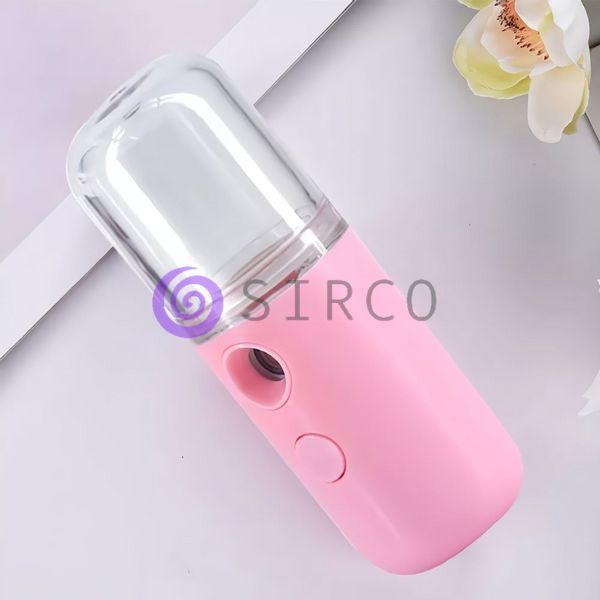 Ультразвуковий нанозволожувач портативний Nano Mist Sprayer EL-544-20, 50 мл, рожевий (ЖЯ) 01k08p011v2 фото
