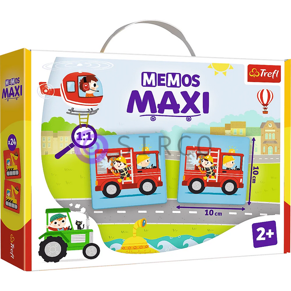 Дитяча настільна гра Мемос Trefl "MAXI Транспорт" (02267) (SB) 03k19p023 фото