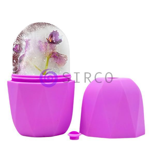 Силиконовый массажер ролик для лица льдом Ice roller фиолетовый 07k04p139v2 фото