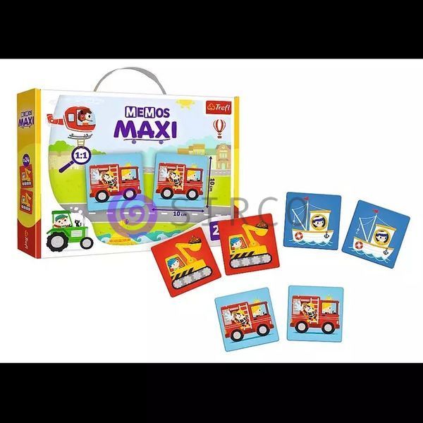 Дитяча настільна гра Мемос Trefl "MAXI Транспорт" (02267) (SB) 03k19p023 фото
