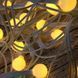 Светодиодная гирлянда &laquo;НИТЬ ШАРИКИ&raquo; 100 led - 4 м (белый кабель, желтый) 12k01p032v1 фото 4