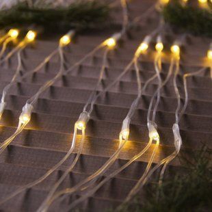 Новогодняя гирлянда светодиодная &laquo;Сетка&raquo; 120 Led 2.2*1,5 метра (прозрачный провод, желтый+белый) 12k01p128 фото