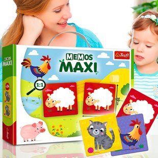 Детская настольная развивающая игра Мемос Trefl " MAXI Ферма" (02266) (SB) 03k19p024 фото