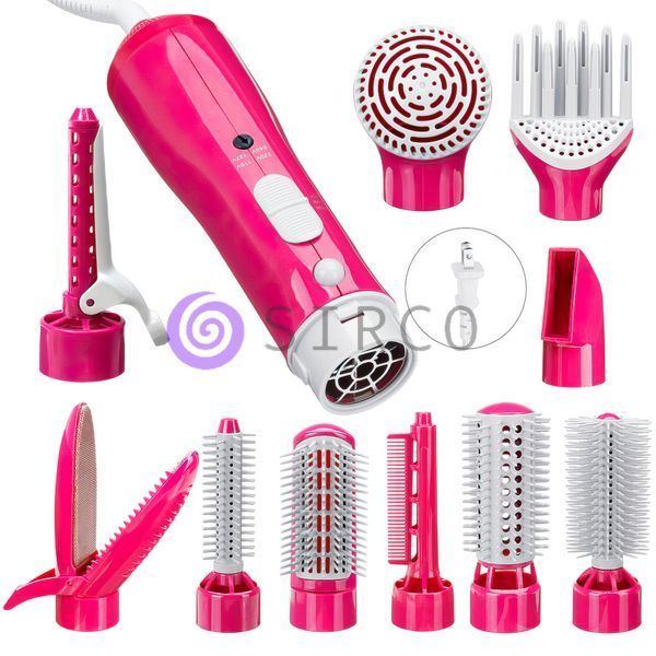 Фен - Стайлер 10 в 1 фен с насадками, для профессиональной укладки волос Hair Styler 87010 (розовый) 07k03p096 фото