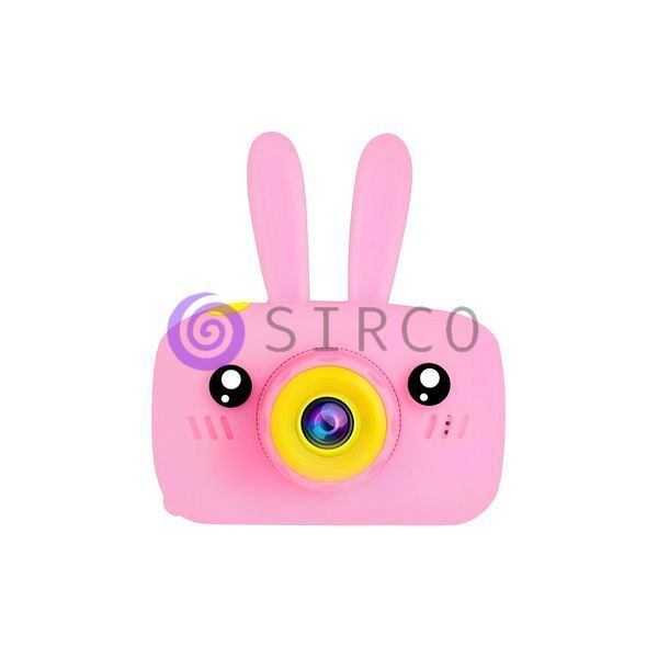 Детский цифровой фотоаппарат зайчик Х500 Smart Kids Camera 3 Розовый (626) 03k05p051 фото