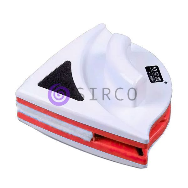 Магнитная щетка для мытья окон Double Faced Glass Wiper угловая красный/2391/205 01k02p070v1 фото