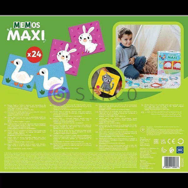 Дитяча настільна гра Мемос Trefl "MAXI Ферма" (02266) (SB) 03k19p024 фото