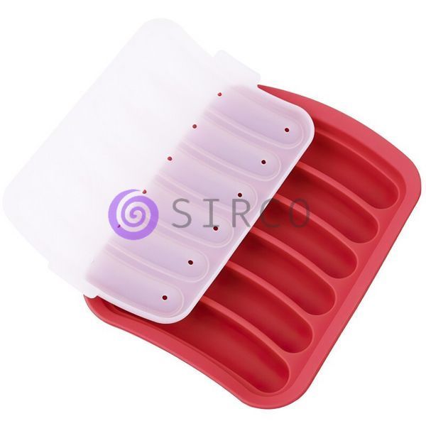 Силиконовая форма для сосисок ручной работы Silicone Sausage Maker Красная 10k10p109 фото