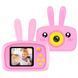 Детский цифровой фотоаппарат зайчик Х500 Smart Kids Camera 3 Розовый (626) 03k05p051 фото 2