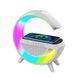 Настольная лампа, ночник RGB HM-3130/KP-542 Rainbow с беспроводной зарядкой и Bluetooth колонкой/626 01k09p273 фото 2