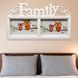 Сборная фоторамка на 2 фото Family №Q1702 (19 х 34 см) (30/1) 01k03p064 фото 1
