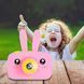 Детский цифровой фотоаппарат зайчик Х500 Smart Kids Camera 3 Розовый (626) 03k05p051 фото 1