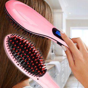 Электрическая расческа-выпрямитель утюжок для выпрямления волос Fast Hair Straightener HQT-906 (237) 07k03p002 фото