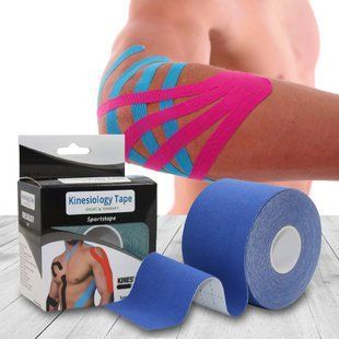 Тейпы для тела спины и шеи kinesiology tape (красный) 06k01p038 фото