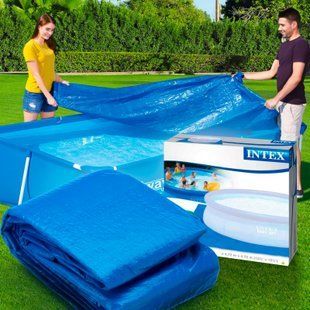 Захисна підстилка-тент під басейн діаметром від 244 до 457 см Intex 28048 (AT) 02k12p205 фото