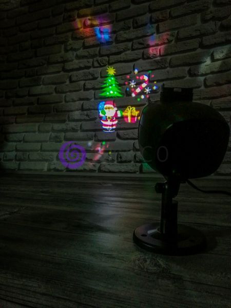 Вуличний лазерний проектор "Plug in card lawn lamp" (великий) 12k02p040 фото