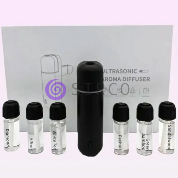 Автомобильный ароматизатор воздуха Ultrasonic Car Aroma Diffuser Black, автоматический, 6 ароматов (AX) 04k03p209v1 фото