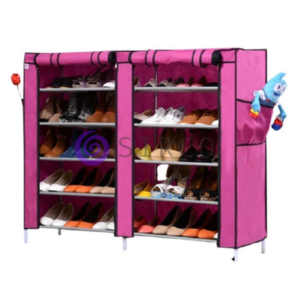 Полка для обуви. Shoe Rack And Wardrobe на 30 пар. тканевый шкаф, полка 8858-10-6+6 01k04p113 фото