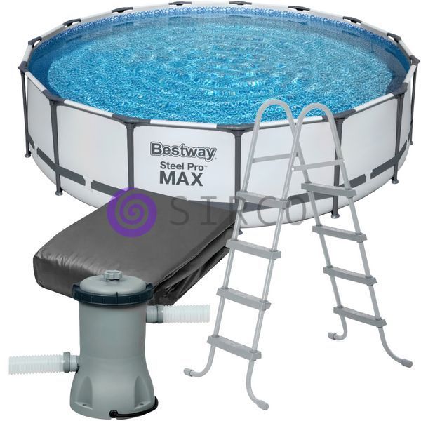 Басейн каркасний BESTWAY 56488 Steel Pro Max 14970 л, 457х107 см/ LM 02k12p036v22 фото