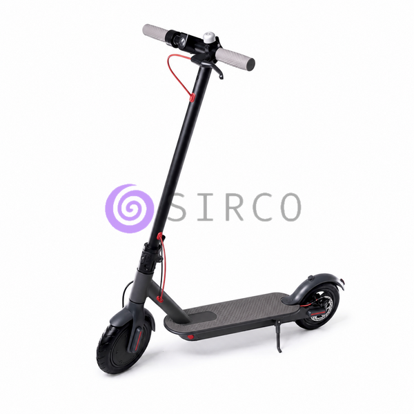 Складний міський електросамокат з ліхтарем і підніжкою E-Scooter Premium M365 600W Чорний 13k01p110 фото